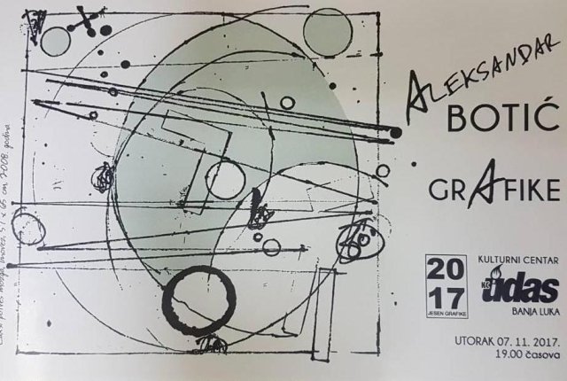 Отворена изложба графика Александра Ботића